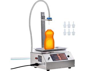 VEVOR Paste Liquid Filling Machine 30-15000g 17L/min Large Flow Rate Automatic Bottle Filling Machine for Oil Detergent Shampoo Yogurt Drink Gl