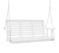 VEVOR Wooden Porch Swing 4.5 ft, Patio bench swing for Courtyard & Garden, Upgraded 880 lbs Strong Load Capacity, Heavy Duty Swing Chair Bench with Ha