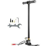 VEVOR PCP Hand Pump, 3 Stage, 30Mpa 4500 PSI High Pressure PCP Air Rifile Filling Stirrup Pump with Oil-Moisture Filter Pressure Gauge, Stainless Stee