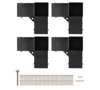 VEVOR 4''x4'' Pergola Bracket Kit inner 3.6x3.6 3-Way Woodworks DIY Post 4 pcs