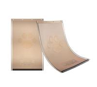 VEVOR Pet Door Replacement Flap, Compatible with VEVOR Flap Pet Doors, Measures 5.25" x 8.13" Longer Lasting, Weather-proof, Thickened PVC Dog Door Replacement Flap with Long Magnetic Strip (Small)