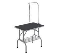 VEVOR Pet Grooming Table Arm with Clamp, 915 x 610mm Dog Grooming Station, Foldable Pets Grooming Stand for Medium and Small Dogs, Free No Sit Haunch