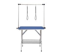 Vevor Pet Grooming Table Two Arms With Clamp, 915X610mm Dog Grooming Station, Bearing 150Kg Foldable Pets Grooming Stand