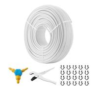 Vevor Pex-Al-Pex Tube, Pex Pipe, 0.08 In Thickness Radiant Heat Floor Plumbing Inner Aluminum Layer Pex Tubing Pipe