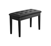 VEVOR Piano Bench, 29.5" x 14" x 20.3", Duet Keyboard Piano Chair with 20.3"-23.4” Adjustable Height, Padded Cushion, Storage Compartment for Music Books, Wooden Piano Stool Seat, for Vanity, Bedroom