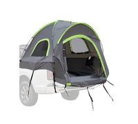 VEVOR Fit 5.5-6.0 ft Camping, Waterproof PU2000mm 2-3 Person Sleeping Tent with Double Layer Design Windows, Sturdy Truck Bed Camper Shell with Storage Bag, Grey, 2300 x 1800 x 1750 mm