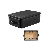 VEVOR Pilates Box for Reformer, 25x17x9 In Pilates Reformers Sitting Box for Exercises, Premium PU and Wood Pilates Equipment Accessory, Improve Strength, Balance, Range of Motion Home Gym, Black