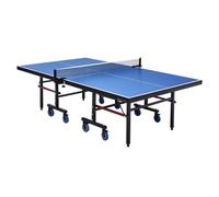 VEVOR Ping Pong Table, Professional Table Tennis Game, Indoor MDF Portable Table Tennis Table, Foldable Ping Pong Table with Quick Clamp Net and Lockable Wheels, 10 Minute Easy Assembly, 25mm Tabletop
