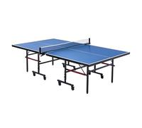 VEVOR Ping Pong Table, Professional Table Tennis Game, Indoor MDF Portable Table Tennis Table, Foldable Ping Pong Table with Quick Clamp Net and Lockable Wheels, 10 Minute Easy Assembly, 18mm Tabletop