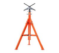 VEVOR Pipe Stand, 2500LBS Heavy Duty Pipe Stands, 27.2"-52" Height Adjustable V Head Pipe Stand, 45# Steel Folding Stand for 1/2-12 inches Pipes