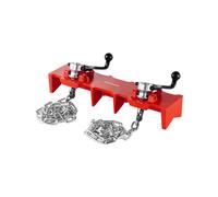 VEVOR Pipe Welding Vise, 1/2 to 8-inch Pipe Welding Clamp with Dual Chains & Crank Handles, Heavy-Duty Cast Iron Welding Vise for a Variety of Pipes