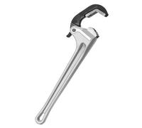 Vevor Pipe Wrench, 18" Aluminum Straight Pipe Wrench, Automatic Jaw Adjustment, Easy To Carry Adjustable Plumbing Wrench