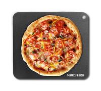 VEVOR Pizza Steel, 14" x 14" x 1/4" Pizza Steel Plate for Oven, Pre-Seasoned Carbon Steel Pizza Baking Stone with 20X Higher Conductivity, Heavy Duty