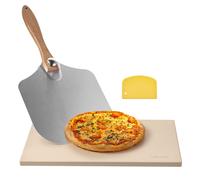 VEVOR Pizza Stone 20 x 14 in Rectangular Cordierite Stone for Baking Pizzas