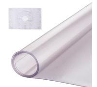 VEVOR Plastic Table Cover, 42 x 60 Inch 1.5 mm Thick Frosted Table Protector, Rectangle PVC Desk Mat, Waterproof & Easy Cleaning Desk Pad Tablecloth, for Office Dresser Dining Room Table Night Stand