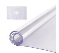 VEVOR Plastic Table Cover, 42 x 60 Inch 2.0 mm Thick Clear Rectangle PVC Desk Mat Protector, Waterproof & Easy Cleaning Desk Pad Tablecloth, for Office, Dresser, Dining Room, Night Stand