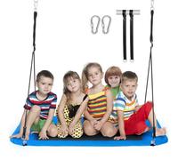 VEVOR Platform Swing, 60 Inch Platform Tree Swing for Kids and Adults, 700lbs Weight Capacity Outdoor Swing, 900D Oxford Fabric Swing Seat with 2 Tree