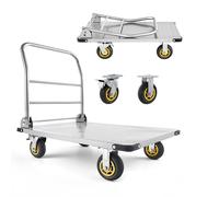 VEVOR Platform Truck 2000 lbs Heavy Duty Foldable Hand Truck Cart with Wheels