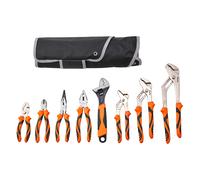 VEVOR Pliers Set Groove Joint Pliers 8-Piece High Carbon Steel 12