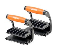 VEVOR Plywood Carrier, 200 lbs Single Clamp Capacity, 2 Pack Adjustable Drywall Carrying Tool for 0-1 Inches Thickness Boards, Plywood Carrier with Non-Slip Grips for Plastic Boards, Plywood, Drywall
