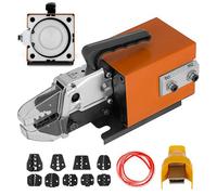 VEVOR Pneumatic Crimping Tool Am-10, Air Powered Wire Terminal Crimping Machine Crimping Up To 16mm2, Pneumatic Crimper Plier Machine with 10 Sets Of