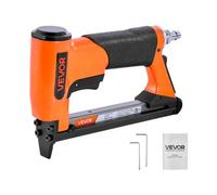 VEVOR Pneumatic Staple Gun, 21 Gauge Air Upholstery Stapler for 80 Series Fine Wire Staples 12.8mm Crown 6mm -16mm Length, Max 150PCS Loading Air Staple Gun for Upholstering, Woodworking, DIY Projects