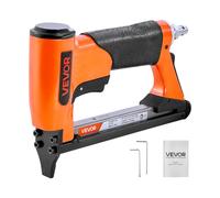 VEVOR Pneumatic Staple Gun, 22 Gauge Air Upholstery Stapler for 71 Series Fine Wire Staples 9.5mm Crown 6-16mm Length, Max 180PCS Loading Air Staple Gun for Upholstering, Woodworking, DIY Projects