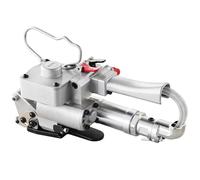 VEVOR Pneumatic Strapping Tool, for 1/2"-3/4" PP & PET Plastic Belt, Packaging Strapping Machine, Handheld Baler Automatic Packaging Machine with 3500N Max Tension, Portable Banding Strapping Kit