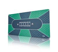 VEVOR Poker Table Top, 70 x 35 Inch, 6-8 Players, Green, Foldable with Carrying Bag