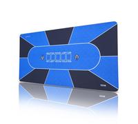 VEVOR Poker Table Top, 70 x 35 Inch Poker Mat for Table, 6-8 Players Foldable Poker Table Top with Carrying Bag, Folding Poker Table Topper for Poker