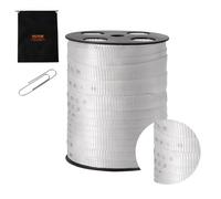 VEVOR Polyester Pull Tape, 3/4" x 265' Mule Tape Flat Rope, 2500 lbf Tensile Capacity, Printed Webbing Cable Pulling Tape for Packaging, Gardening, Co