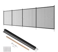 VEVOR Pool Fence, 4 x 12 FT Pool Fences for Inground Pools, Removable Child Safety Pool Fencing, Easy DIY Installation Swimming Pool Fence, 340gms