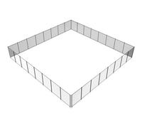 Vevor Pool Fence, Easy Diy Installation Swimming Pool Fence, 340Gms Teslin Pvc Pool Fence Mesh Protects Kids And Pets