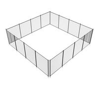Vevor Pool Fence, For Inground Pools, Removable Safety Pool Fencing, 340Gms Teslin Pvc Pool Fence Mesh Protects Kids