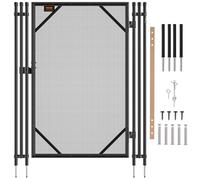 VEVOR Pool Fence Gate, 4 x 2.5 Ft, Easy DIY Installation Inground Pool Gate, Pool Fence Gate Kit with Stainless Steel Latch, Removable Child & Pet Security Pool Fencing
