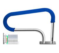 VEVOR Pool Handrail, 32" x 22.5" Swimming Pool Stair Rail, 304 Stainless Steel Stair Pool Hand Rail Rated 375lbs Load Capacity, Pool Rail with Quick M