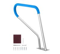 VEVOR Pool Handrail, 39 x 32 inch Pool Railing, Stainless Steel with Base Plate for Indoor/Outdoor Pools,Swimming Pool Safety Railing for Decks,Rust-Proof Grab Bar w/Grip Cover&Accessories for Spas
