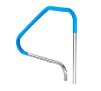 VEVOR Pool Handrail,46 x 37 inch Pool Railing, Stainless Steel (Pre-Built) for Indoor/Outdoor Pools,Swimming Pool Railing for Decks,Rust-Proof Grab Bar with Blue Grip Cover&Accessories for Spas