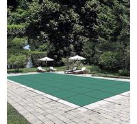 VEVOR Pool Safety Cover 16 ft x 36 ft Rectangular Winter Inground Pool Cover Triple Stitched High Strength Mesh PP Material