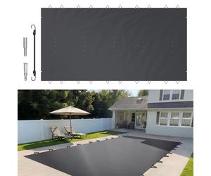 VEVOR Pool Safety Cover Fits 12x25ft Rectangle Inground Pools Safety Pool Cover