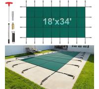 VEVOR Pool Safety Cover Fits 16x32ft Rectangle Inground Pools Safety Pool Cover