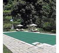 VEVOR Pool Safety Cover Fits 16x32ft Rectangular Inground Winter Swimming Pools with 4x8ft Center End Step Triple Stitched H