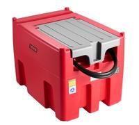 VEVOR Portable Diesel & Gasoline Tank, 116 Gallon, 10 GPM Flow Rate, Diesel Fuel Tank with 12V Electric Transfer Pump, 13.1ft Hose, Auto Fueling Nozzle, Transfer Tank for Easy Fuel Transportation, Red