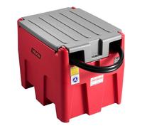 VEVOR Portable Diesel & Gasoline Tank, 58 Gallon, 10 GPM Flow Rate, Diesel Fuel Tank with 12V Electric Transfer Pump, 13.1ft Hose, Auto Fueling Nozzle, Transfer Tank for Easy Fuel Transportation, Red