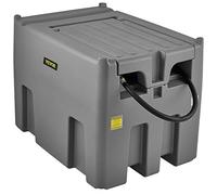 VEVOR Portable Diesel Tank, 116 Gallon Capacity & 10 GPM Flow Rate, Diesel Fuel Tank with 12V Electric Transfer Pump and 13.1ft Rubber Hose, PE Diesel Transfer Tank for Easy Fuel Transportation, Gray