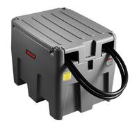 VEVOR Portable Diesel Tank, 58 Gallon Capacity & 10 GPM Flow Rate, Fuel Tank with 12V Electric Transfer Pump and 13.1ft Rubber Hose, PE Diesel Transfer Tanks for Easy Fuel Transportation, Grey