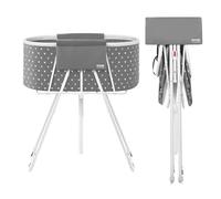 VEVOR Portable Dog Bathtub, Elevated & Foldable Space-saving Pet Shower Station with Efficient Drainage, Bathing Tub for Washing & Grooming Small and Medium Size Dogs and Cats Indoor & Outdoor, Grey