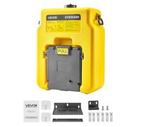 VEVOR Portable Eye Wash Station 14 Gal, OSHA-Approved Eyewash Station Wall-Mounted/On Flat Surface, Emergency Eye Wash Unit with 2 Sprays, First Aid Eyewash Units for Schools, Labs, Factories, Yellow