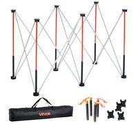 VEVOR Portable Folding Workstand, 1267 x 665 mm Collapsible Workbench, 1135 kg Weight Capacity, No Assembly Foldable Work Stand with Storage Bag, Table Top NOT Included, for Garage Workshop Outdoor