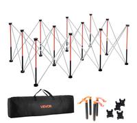 VEVOR Portable Folding Workstand, 1865 x 1261 mm Collapsible Workbench, 2041 kg Weight Capacity, No Assembly Foldable Work Stand with Storage Bag, Table Top NOT Included, for Garage Workshop Outdoor